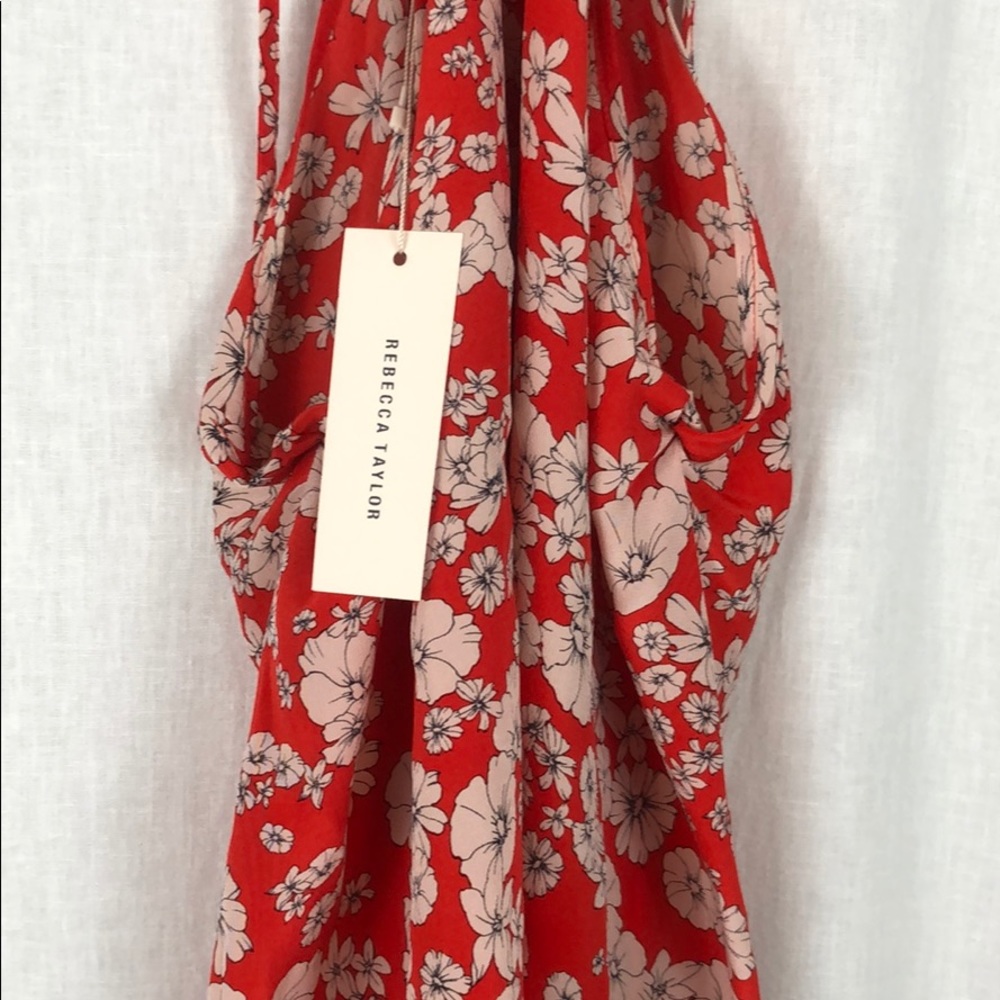 NWT Rebecca Taylor Silk Tank Top